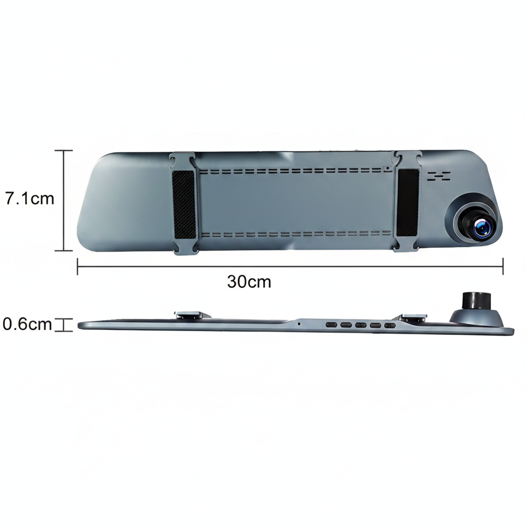 Dashcam con cámara de marcha atrás 1080p