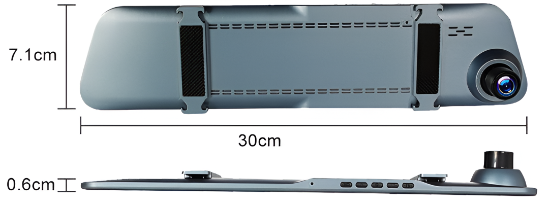 Dashcam con camara de marcha atras 1080p