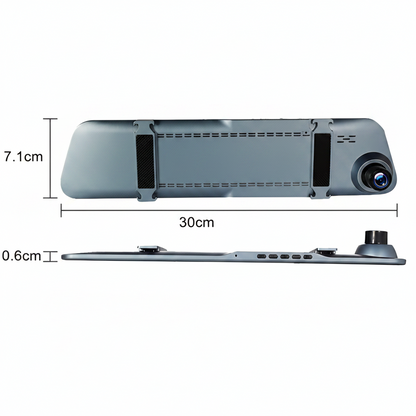 Dashcam con cámara de marcha atrás 1080p